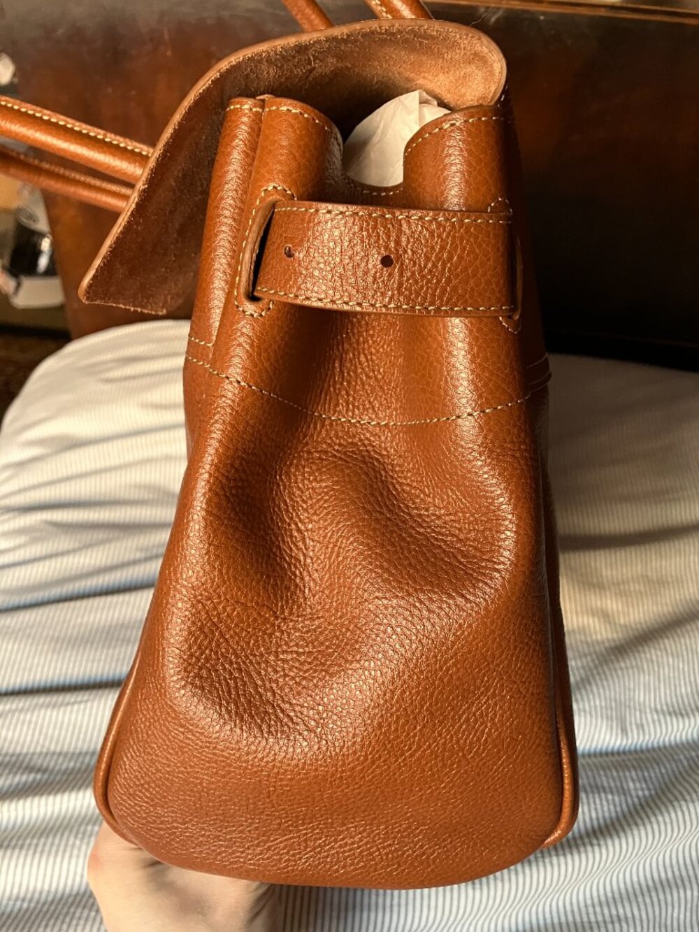 Mulberry Bayswater Legacy NVT Oak NWT - Picture 14 of 15